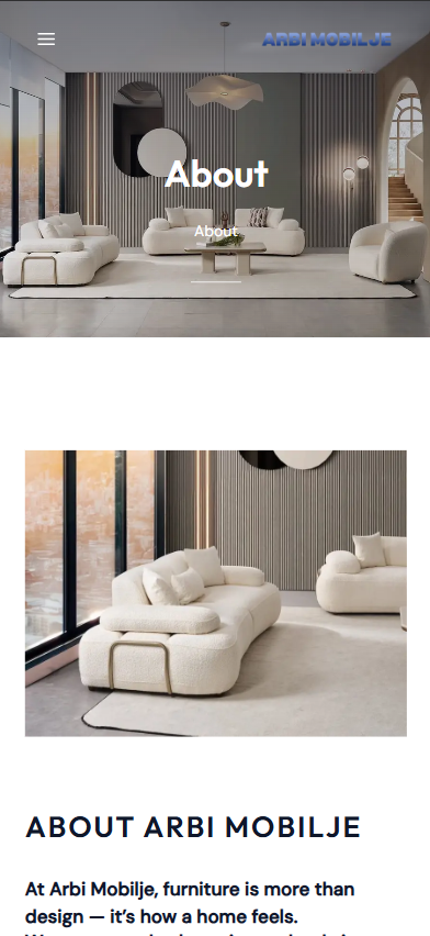 Arbi Mobilje mobile About