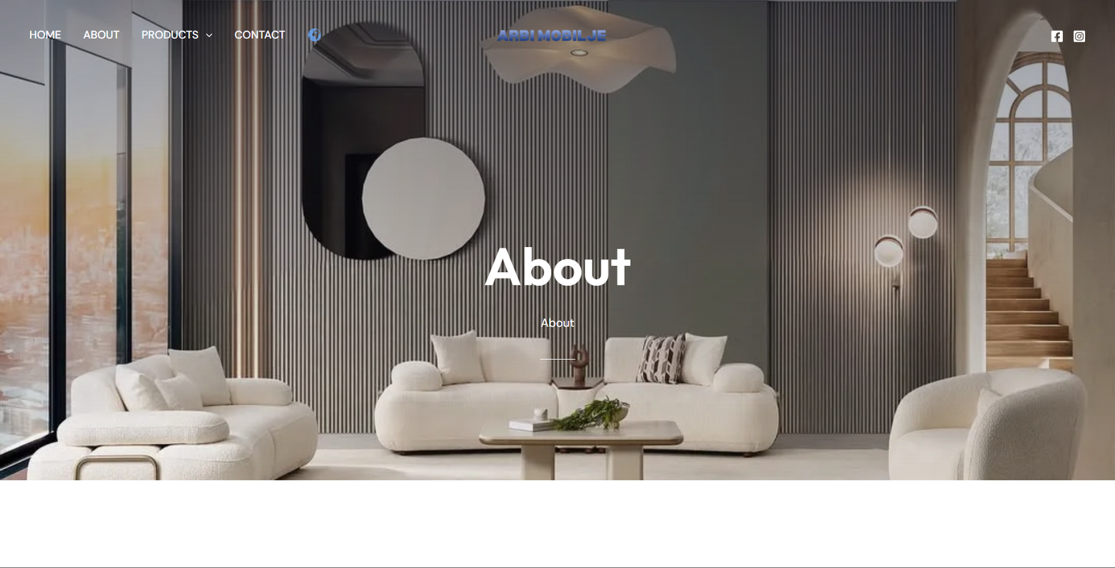 Arbi Mobilje About page